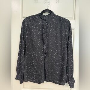 Who What Wear Black Star Shirt